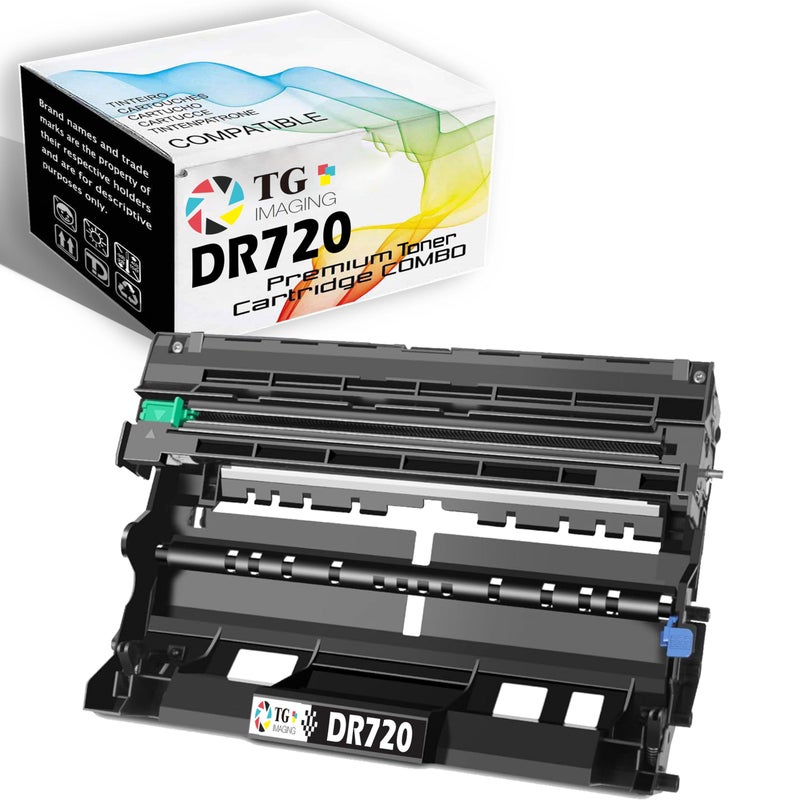 TG Imaging Compatible DR-720 Drum Unit Replacement for Brother DR720 Imaging Unit for TN750 Toner DCP-8150DN HL-5470DW HL-6180DW MFC-8510DN MFC-8810DW HL-5440D Printer (1Pack, DR720 Drum) - Image 1
